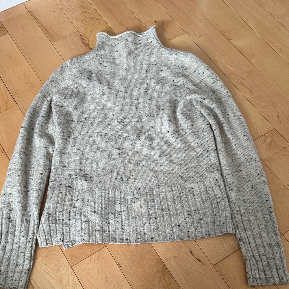 madewell mock neck sweater